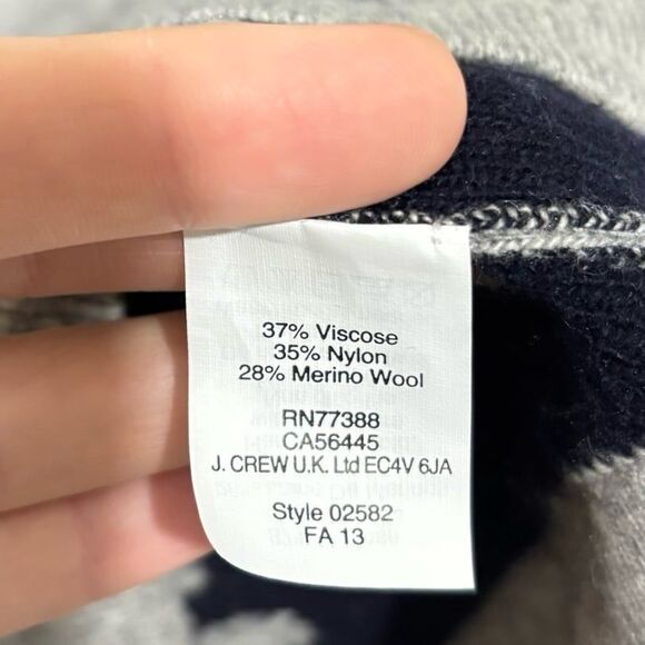 J.Crew Merino Wool Blend Crewneck Polka Dot Sweater - Picture 5 of 6